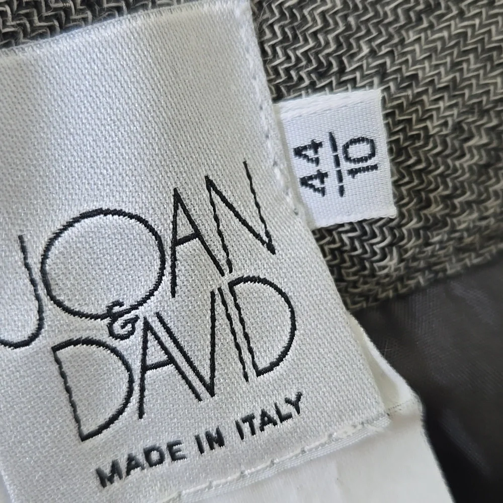 Vintage Joan and David High-waisted Womens Wool Pants Size 10 Lined Preppy 80s - Picture 12 of 15